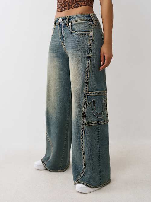 JESSIE TWISTED SEAM SUPER T SUPER BAGGY JEAN