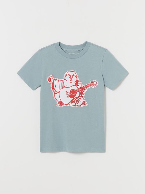 BOYS EASY GOING BUDDHA APPLIQUE TEE