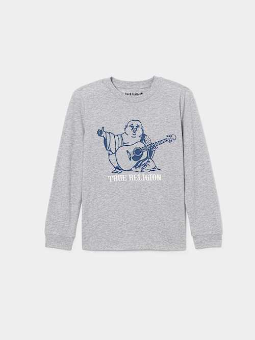 BOYS BUDDHA LOGO LONG SLEEVE TEE