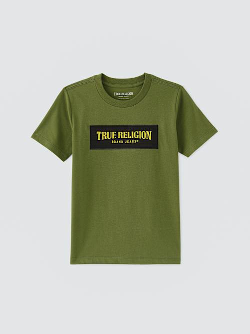 BOYS MESH BOX LOGO TEE