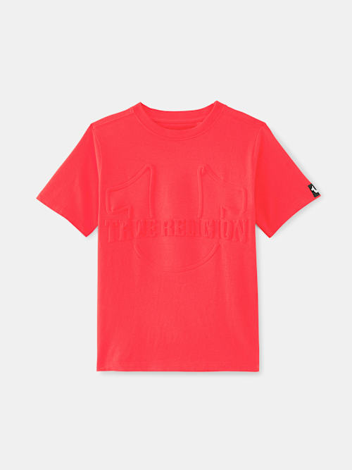 BOYS EMBOSSED LOGO TEE