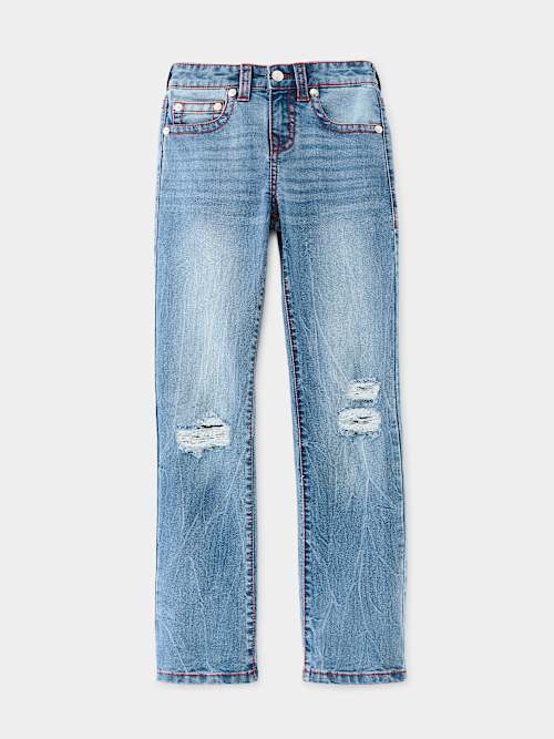 JEANS RECTOS RICKY GASTADOS CON SOLAPA