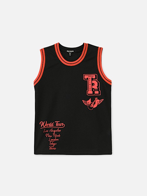 CAMISETA DE MALLA SIN MANGAS WORLD TOUR PARA NIÑO