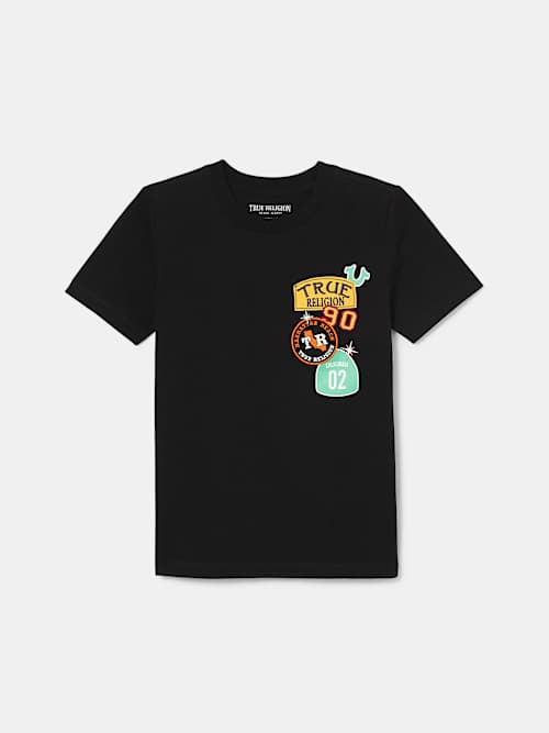 CAMISETA CON PARCHES DE CARRETERA PARA NIÑO