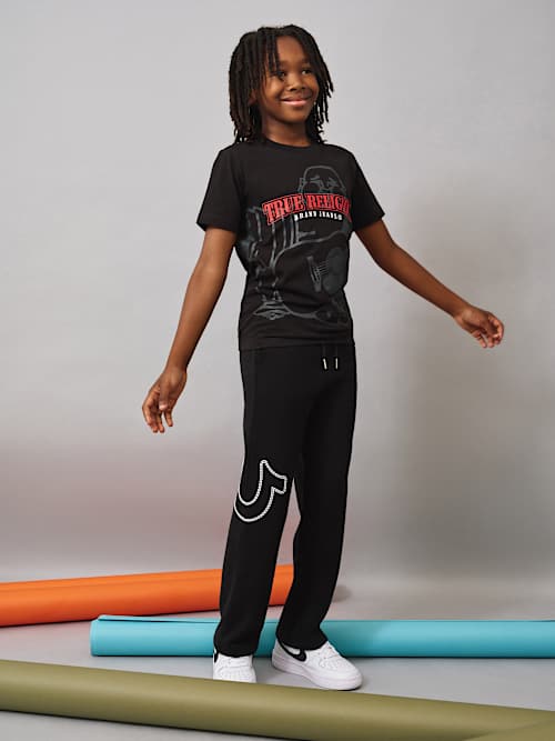 BOYS HORSESHOE WIDE LEG JOGGER
