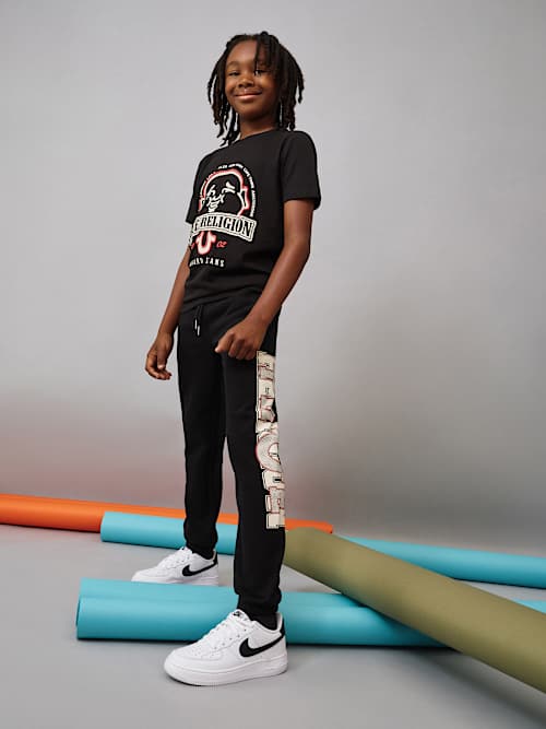 BOYS STITCHED LOGO JOGGER