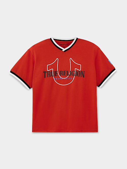BOYS LOGO HORSESHOE JERSEY TEE
