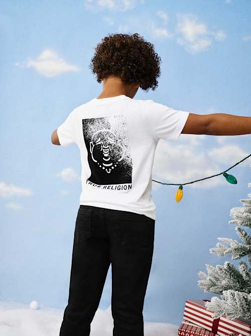 ФУТБОЛКА С ГОЛОВОЙ БУДДЫ ДЛЯ МАЛЬЧИКОВ