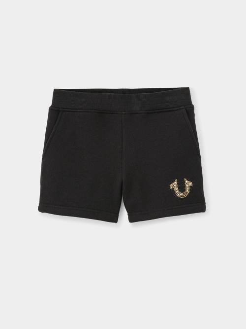 GIRLS CRYSTAL LOGO SWEAT SHORT