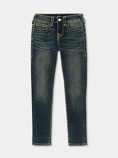 Girl’s TRUE RELIGION 2024 Blk Skinny Jeans 14