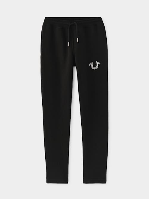GIRLS GLITTER HORSESHOE SWEAT PANT