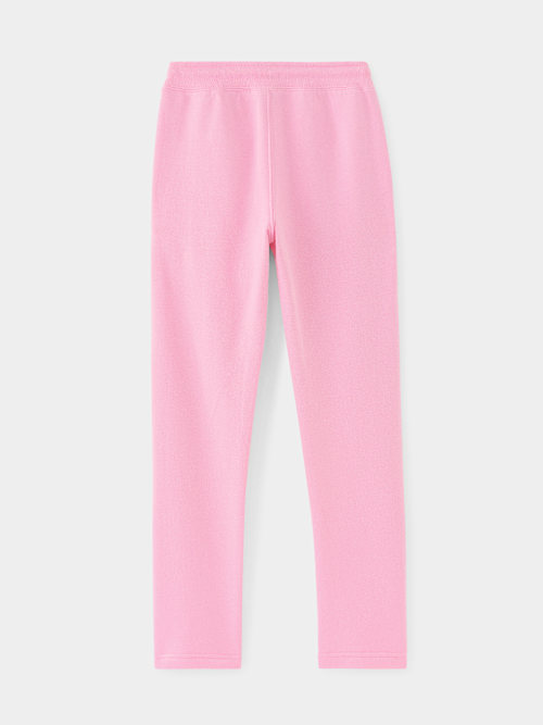 PANTALONES DEPORTIVOS CON HERRADURA CON GLITTER PARA NIÑA