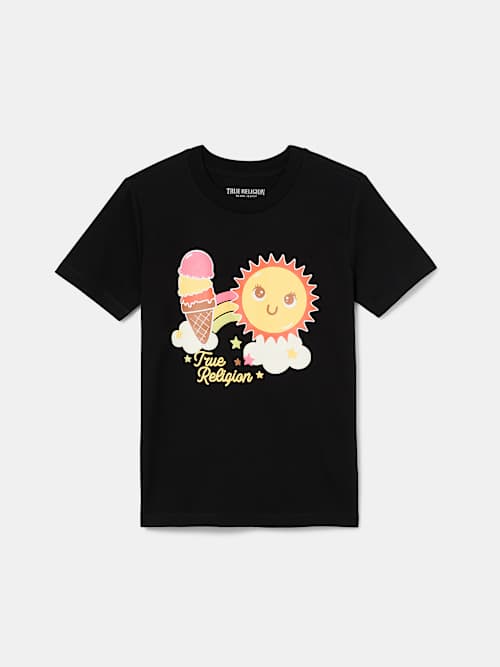 GIRLS HAPPY SUNSHINE TEE