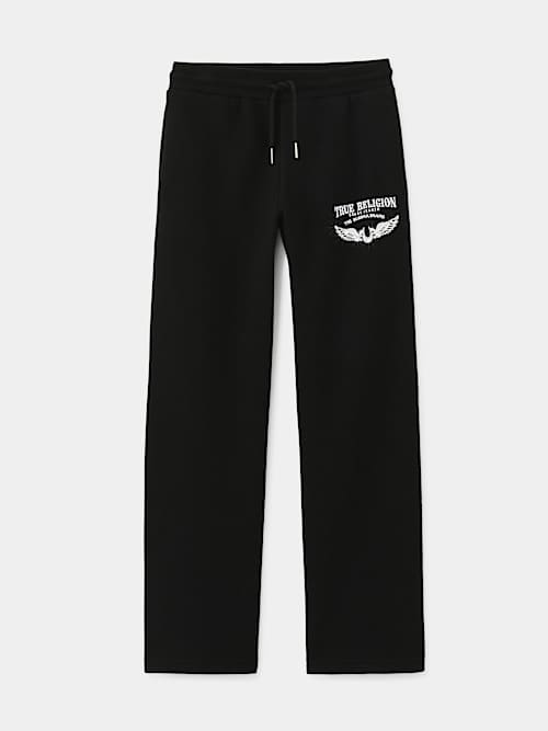 GIRLS CRYSTAL WINGED LOGO SWEAT PANT