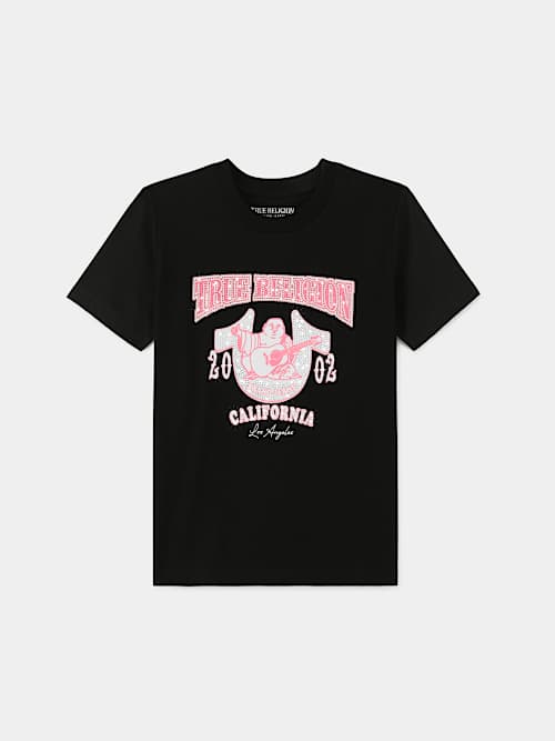GIRLS CRYSTAL LOGO TEE