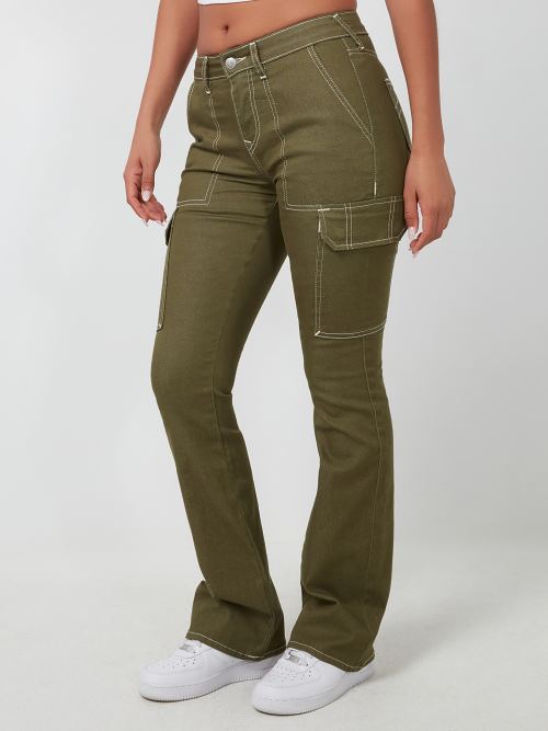CARGO SINGLE NEEDLE BOOTCUT PANT