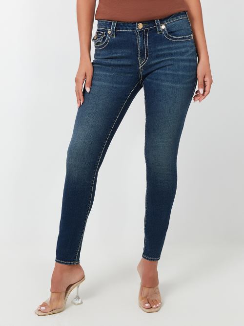 JEANS SKINNY JENNIE BIG T DE TIRO MEDIO