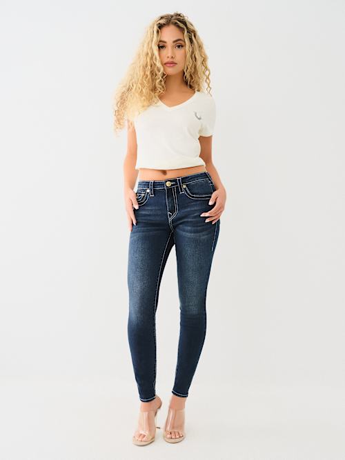 JENNIE BIG T MID RISE CURVY SKINNY JEAN
