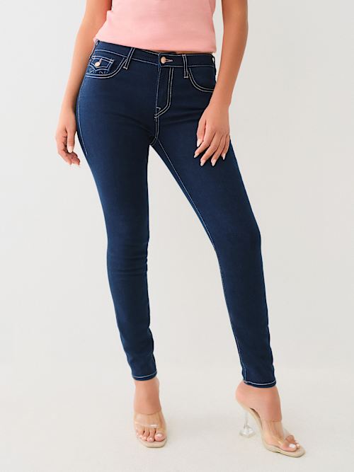 JENNIE MID RISE FLAP CURVY SKINNY JEAN