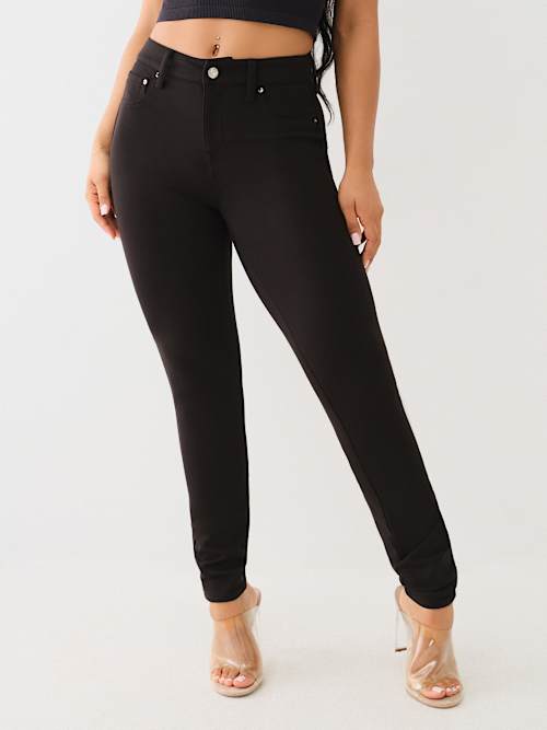 JENNIE PONTE MID RISE SKINNY PANT