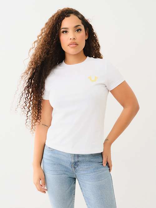 METALLIC BUDDHA TEE
