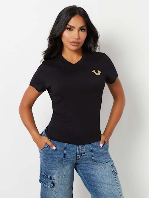 CLASSIC HORSESHOE CREW TEE