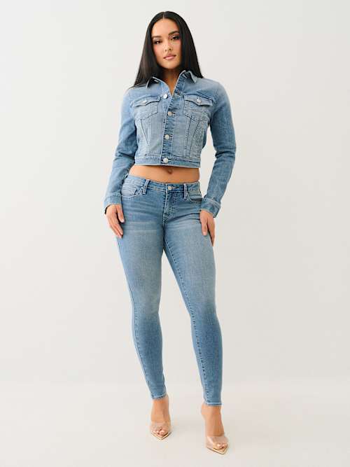 JESSIE CROP TRUCKER JACKET