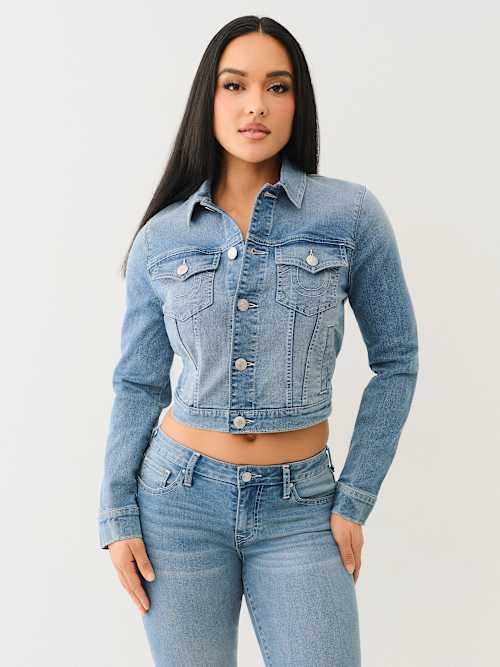 JESSIE CROP TRUCKER JACKET