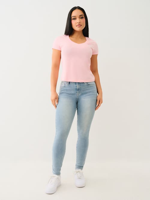 HALLE HIGH RISE SUPER SKINNY JEAN