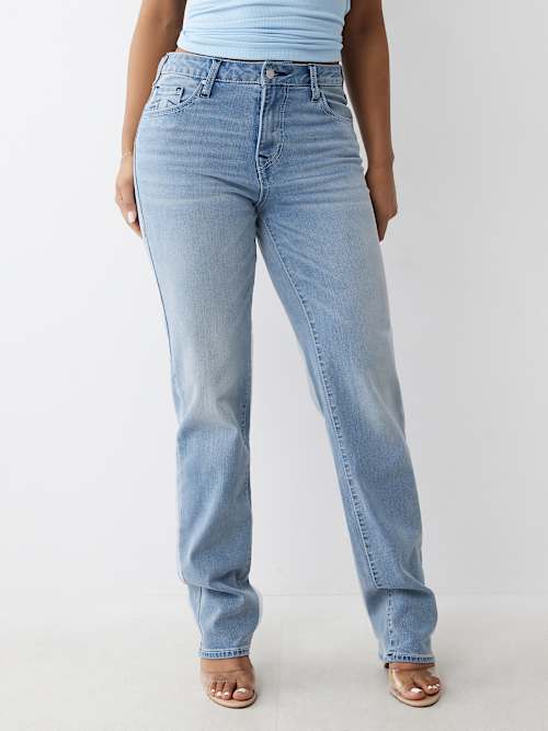 JEANS RECTOS SARAH DE TIRO ALTO