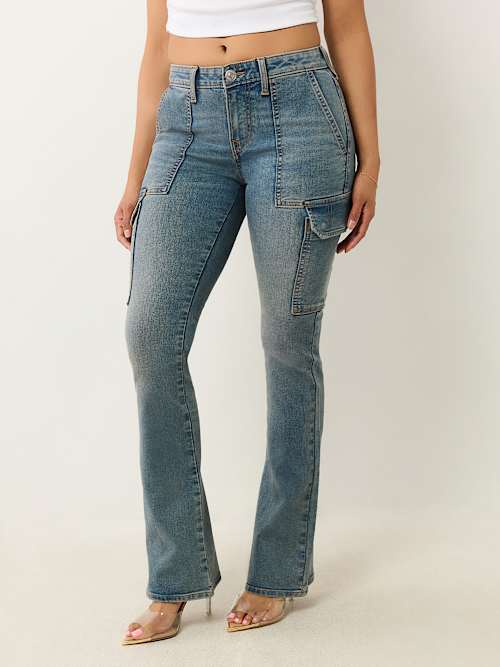 ДЖИНСЫ-КАРГО BOOTCUT