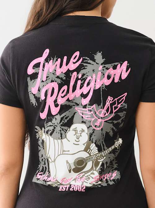 SPRING BREAK BUDDHA LOGO TEE