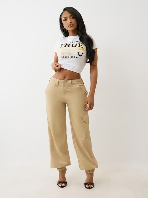 PANTALONES JOGGER CARGO HOLGADOS BOBBI