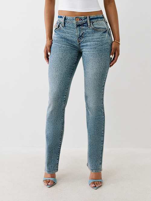 BILLIE MID RISE STRETCH STRAIGHT JEAN