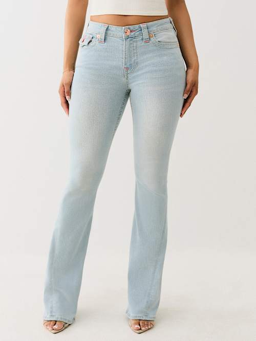 JOEY MID RISE BIG T FLARE JEAN