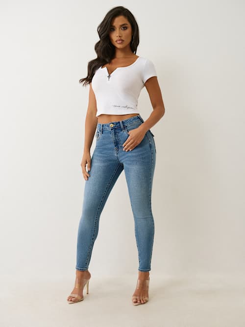 HALLE HIGH RISE SUPER SKINNY JEAN