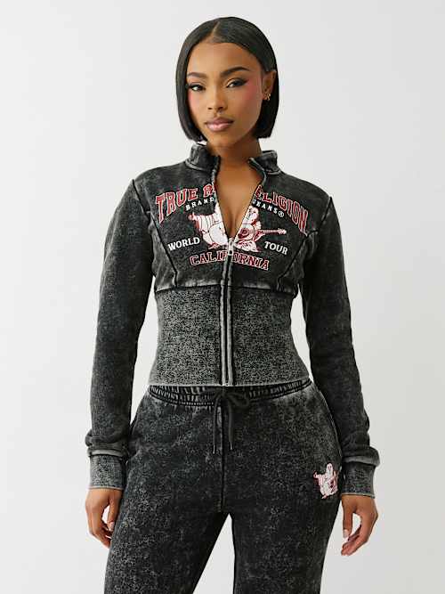 VINTAGE HIGH TRIM ZIP UP