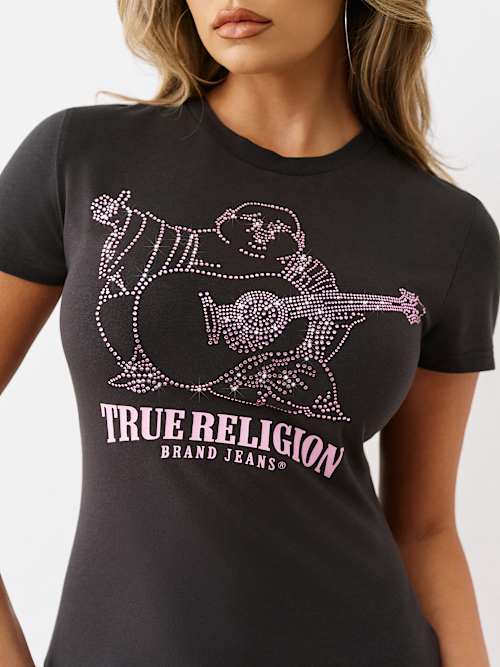 CAMISETA DE BUDDHA CON CRISTALES