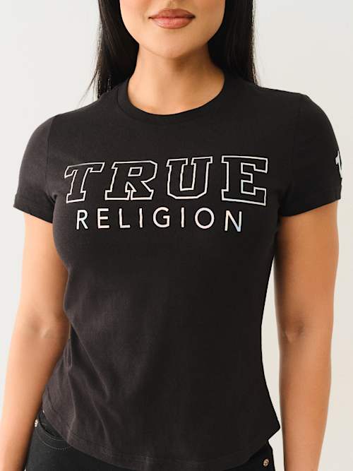 IRIDESCENT LOGO TEE