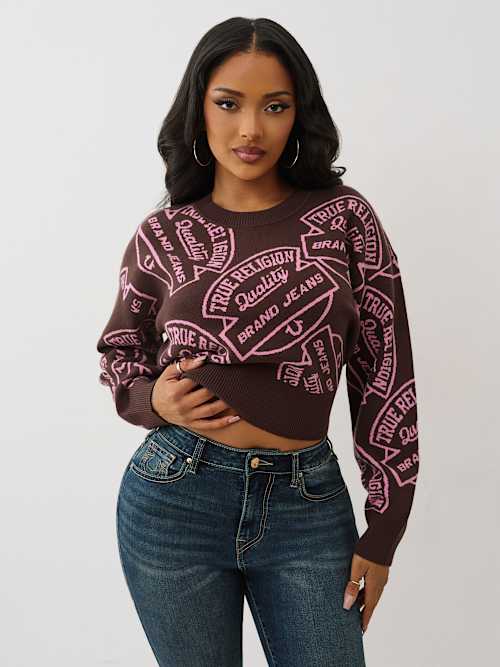 TRUE RELIGION 売れ筋商品|||トゥルーレリジョン ニット&セーター アウター レディース Sweaters Black TRUE RELIGION(トゥルーレリジョン) レディース - 海外通販のBUYMA