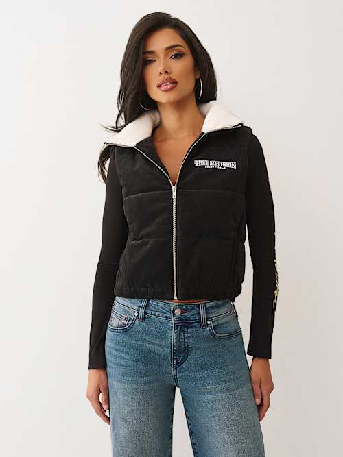CORDUROY PUFFER VEST