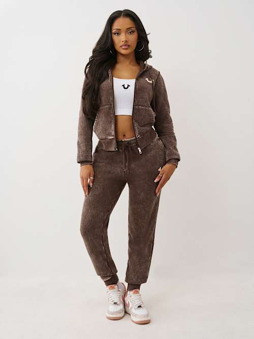 WASHED FLEECE JOGGER