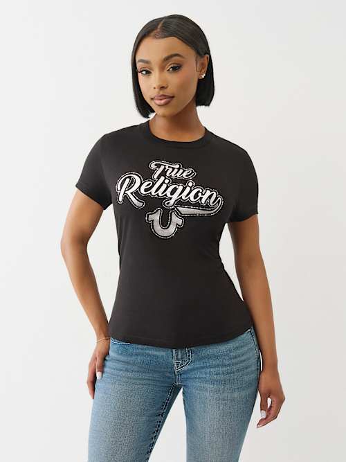 IRIDESCENT LOGO TEE