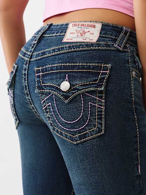 JEANS ACAMPANADOS JOEY BIG T DE TIRO MEDIO