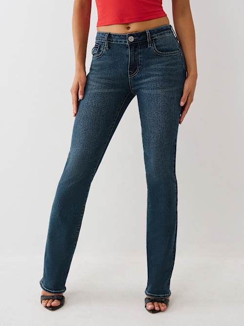 BILLIE MID RISE FLAP STRAIGHT JEAN