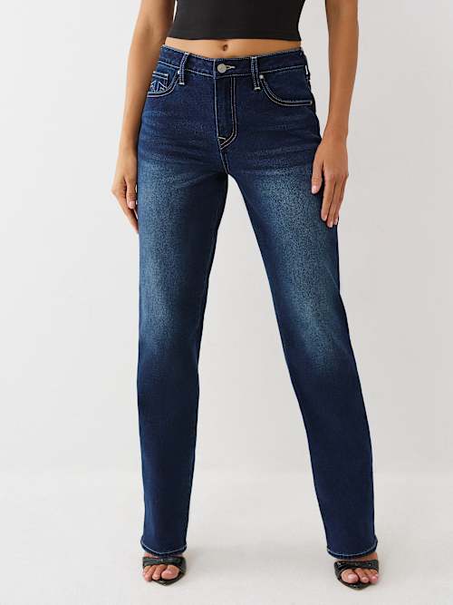 SARAH HIGH RISE STRAIGHT JEAN