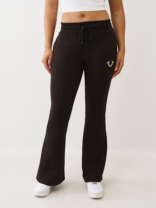 TWISTED SEAM FLARE SWEAPANT