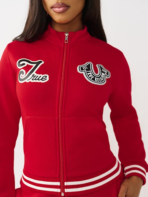 СПОРТИВНАЯ КУРТКА С НАШИВКОЙ С ЛОГОТИПОМ