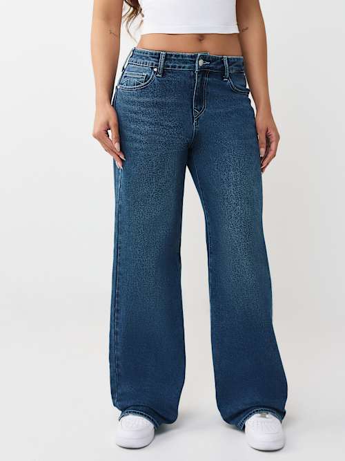 Джинсы True Religion Bobbi Baggy средней посадки
