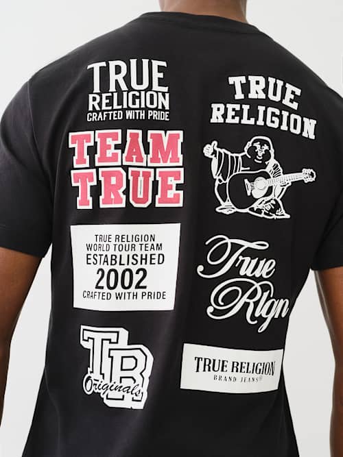 ФУТБОЛКА С НЕСКОЛЬКИМИ ЛОГОТИПАМИ